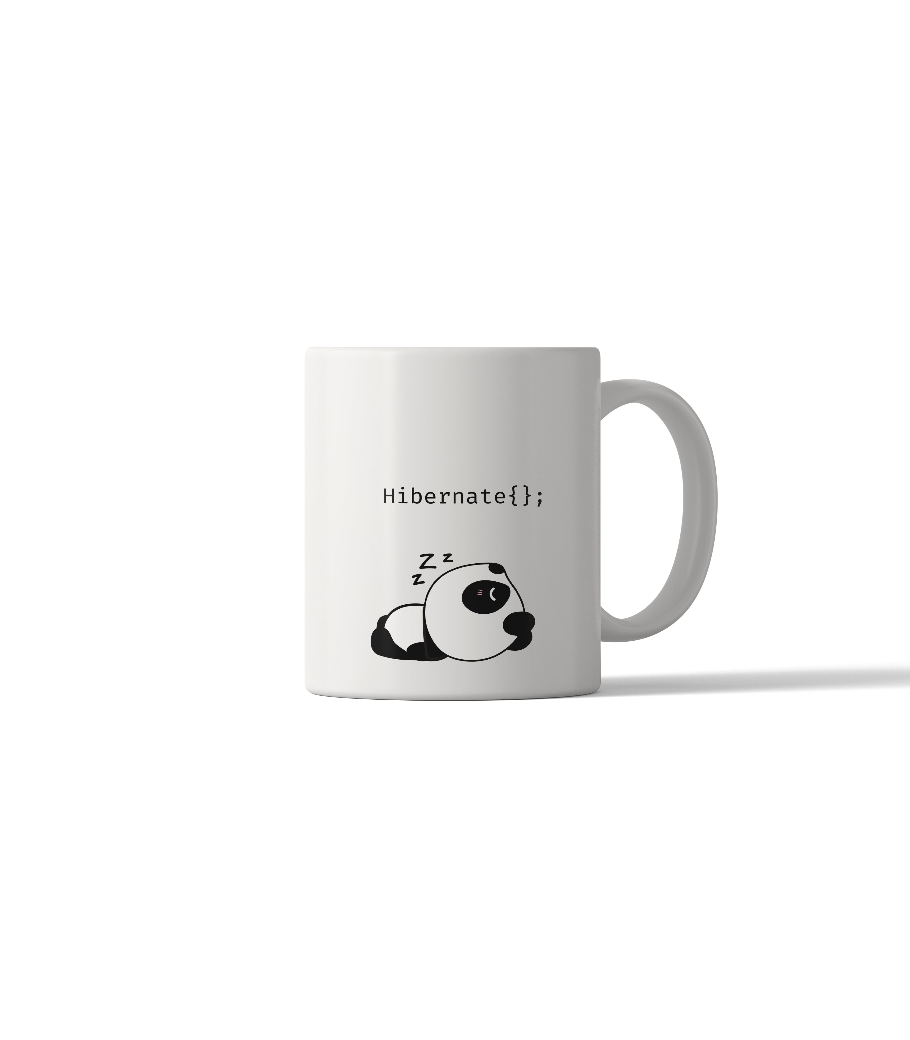 Hibernate{}; Coder Mug