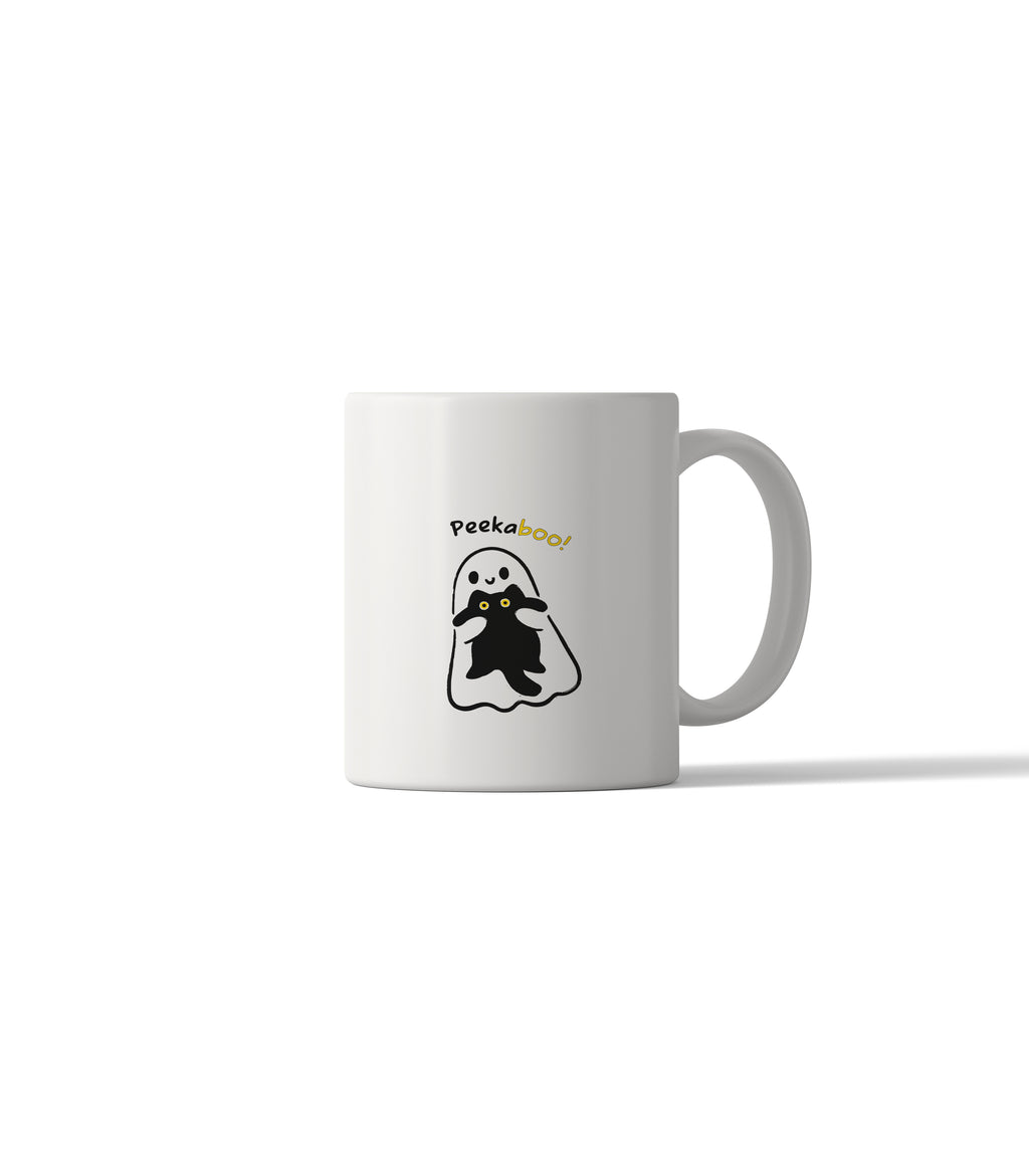 Peekaboo! Playful Minimalist Mug
