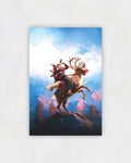 Deadpool Christmas Reindeer Poster
