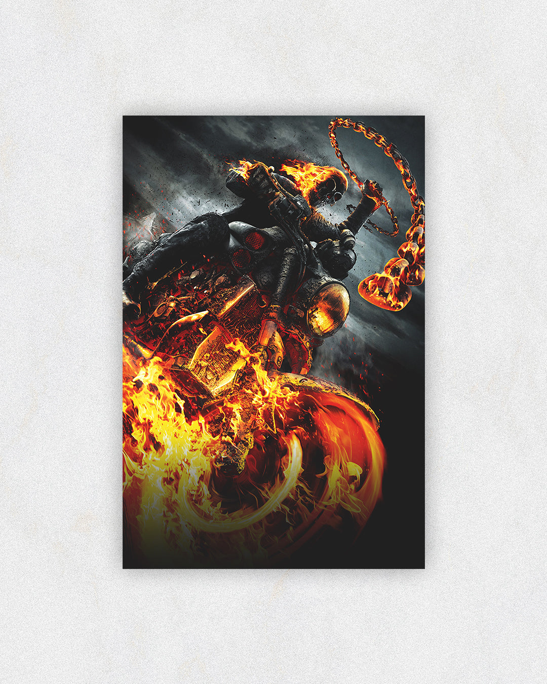 Ghost Rider Flaming Chain Poster