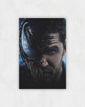 Venom Split-Face Portrait Poster