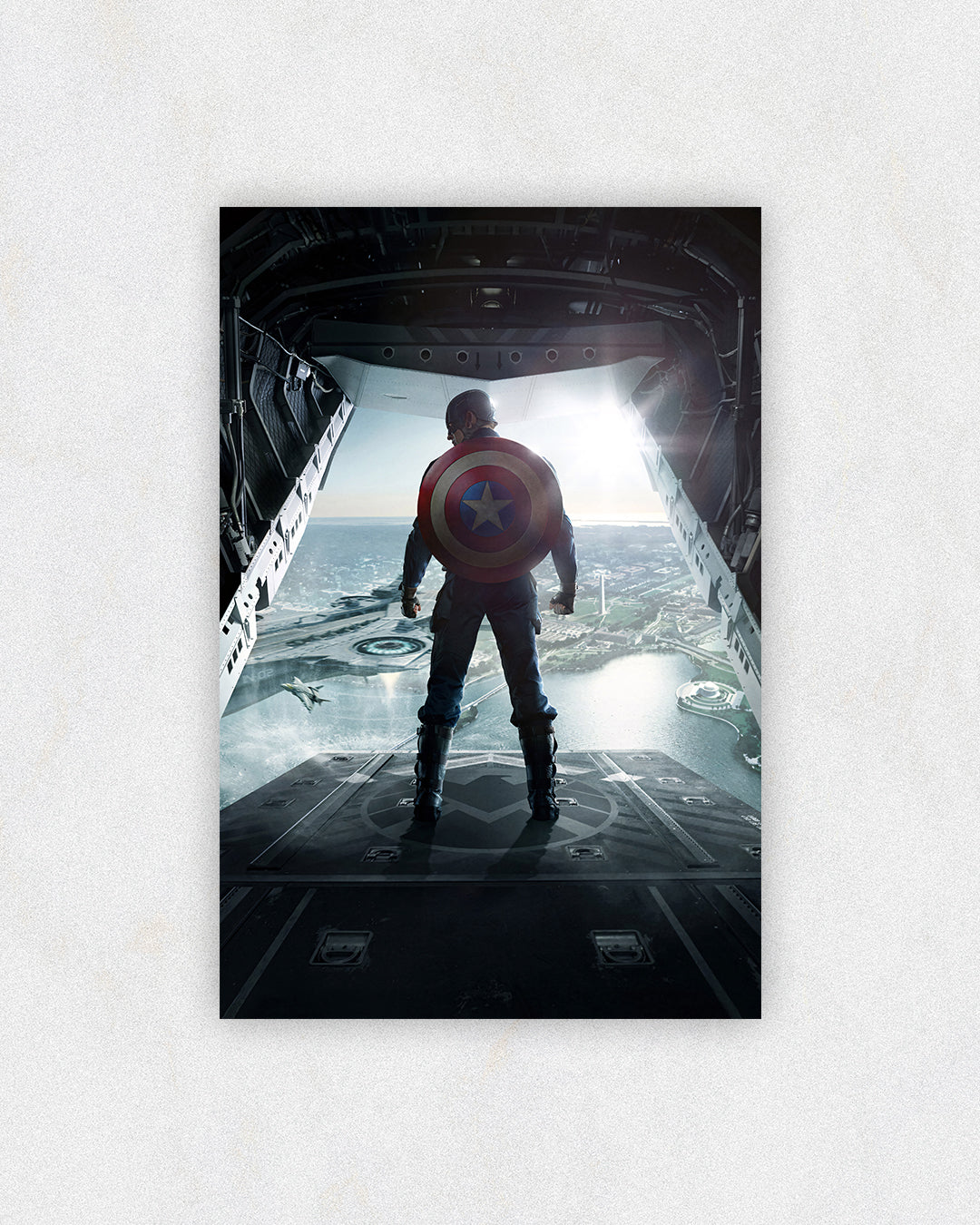 Winter Soldier Helicarrier Poster