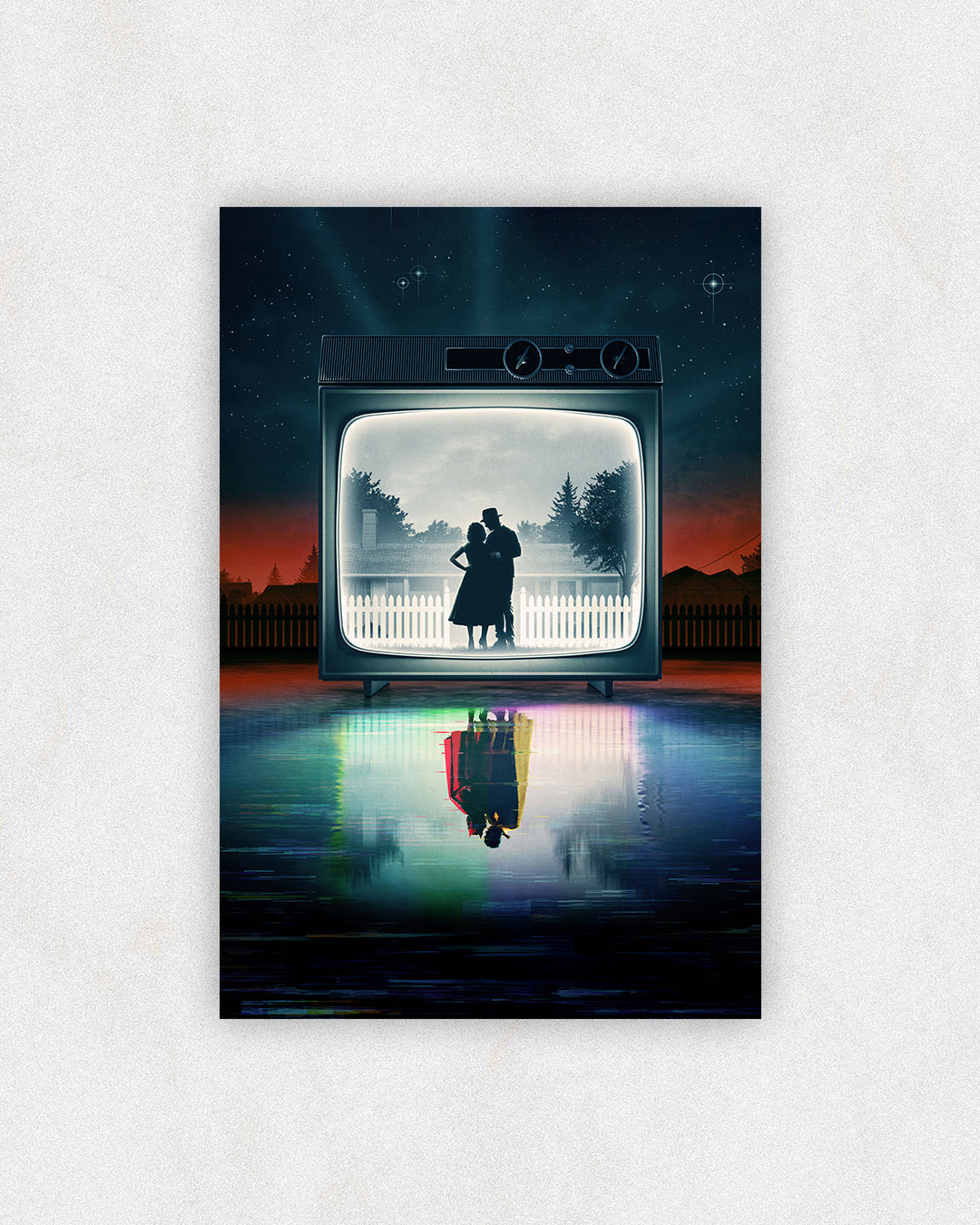 WandaVision Retro TV Poster