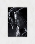 Wanda & Vision B&W Profile Poster
