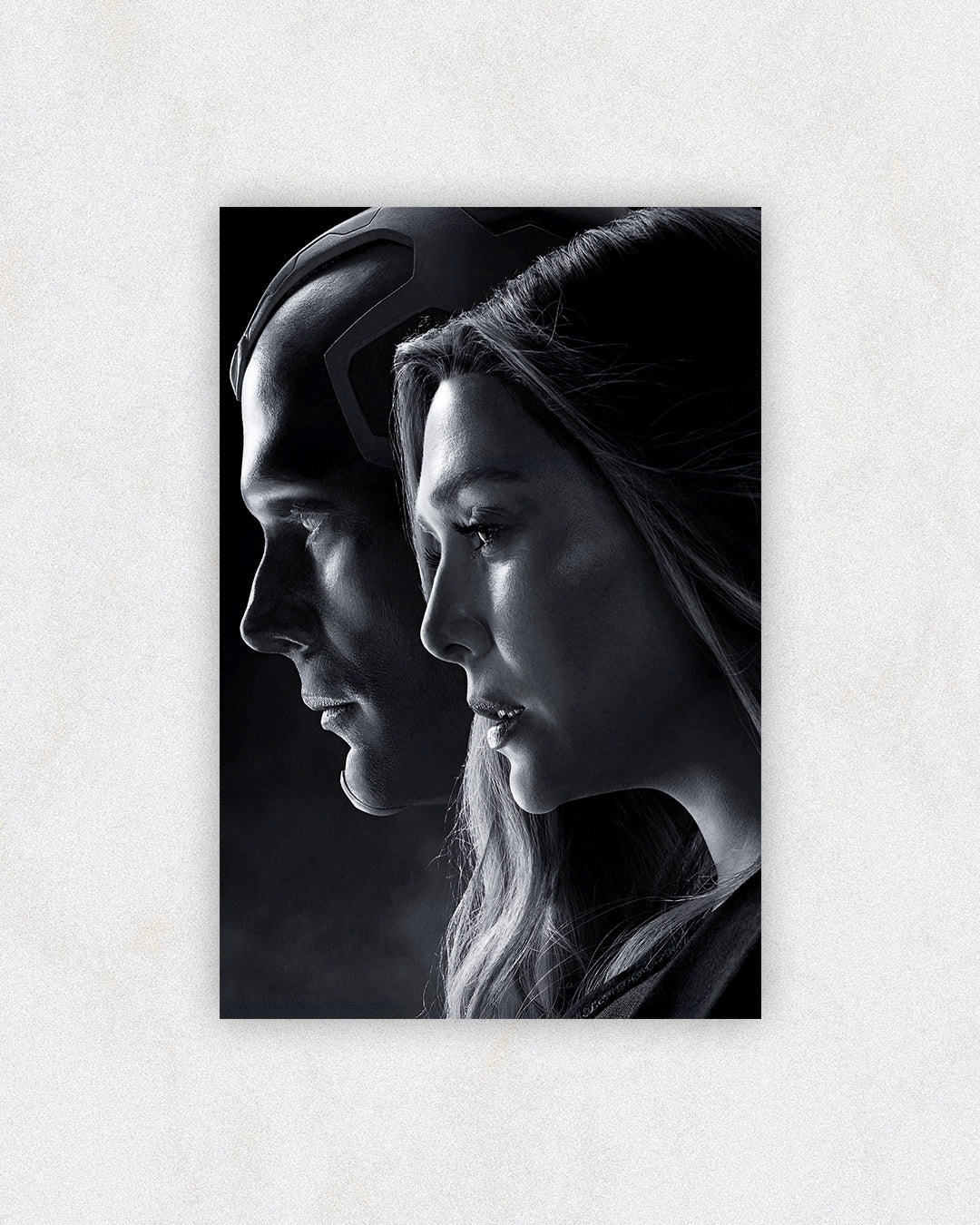 Wanda & Vision B&W Profile Poster