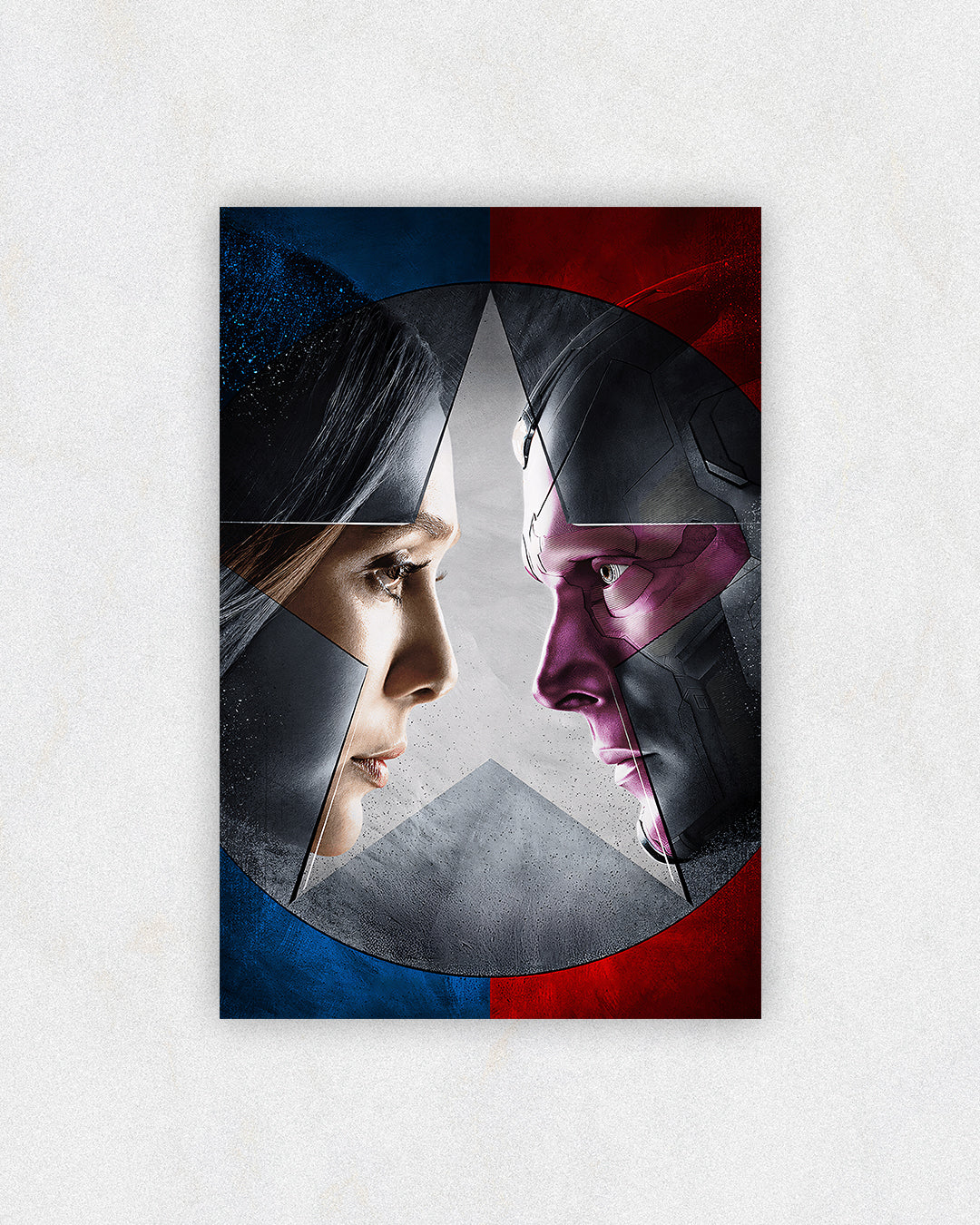 Wanda & Vision Divided Star Poster