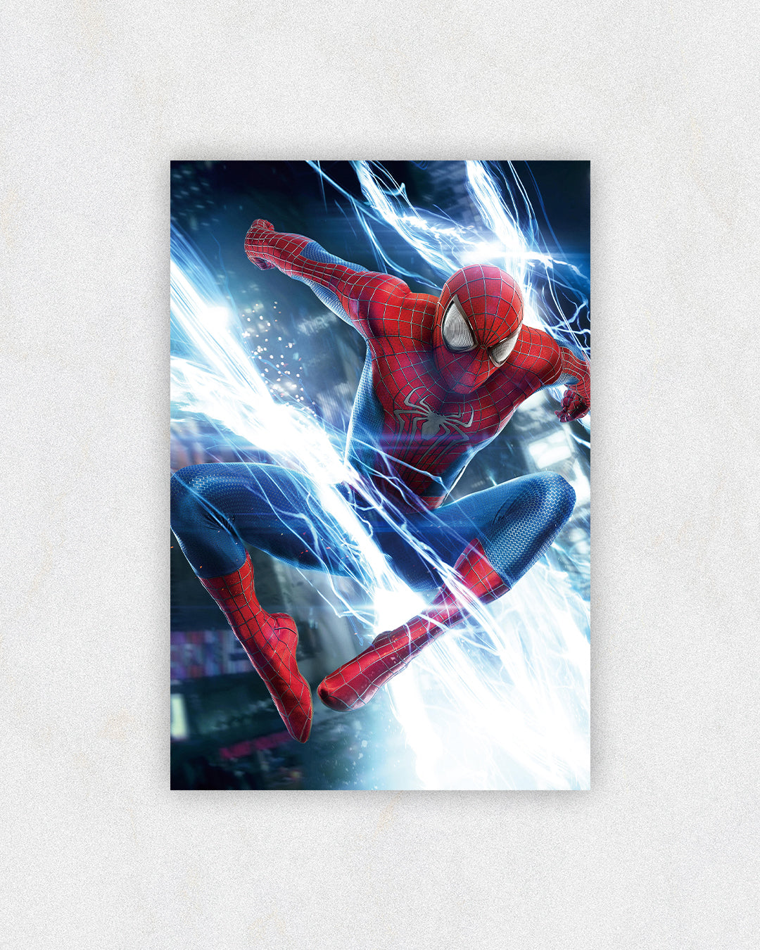 Dynamic Spider-Man Lightning Poster