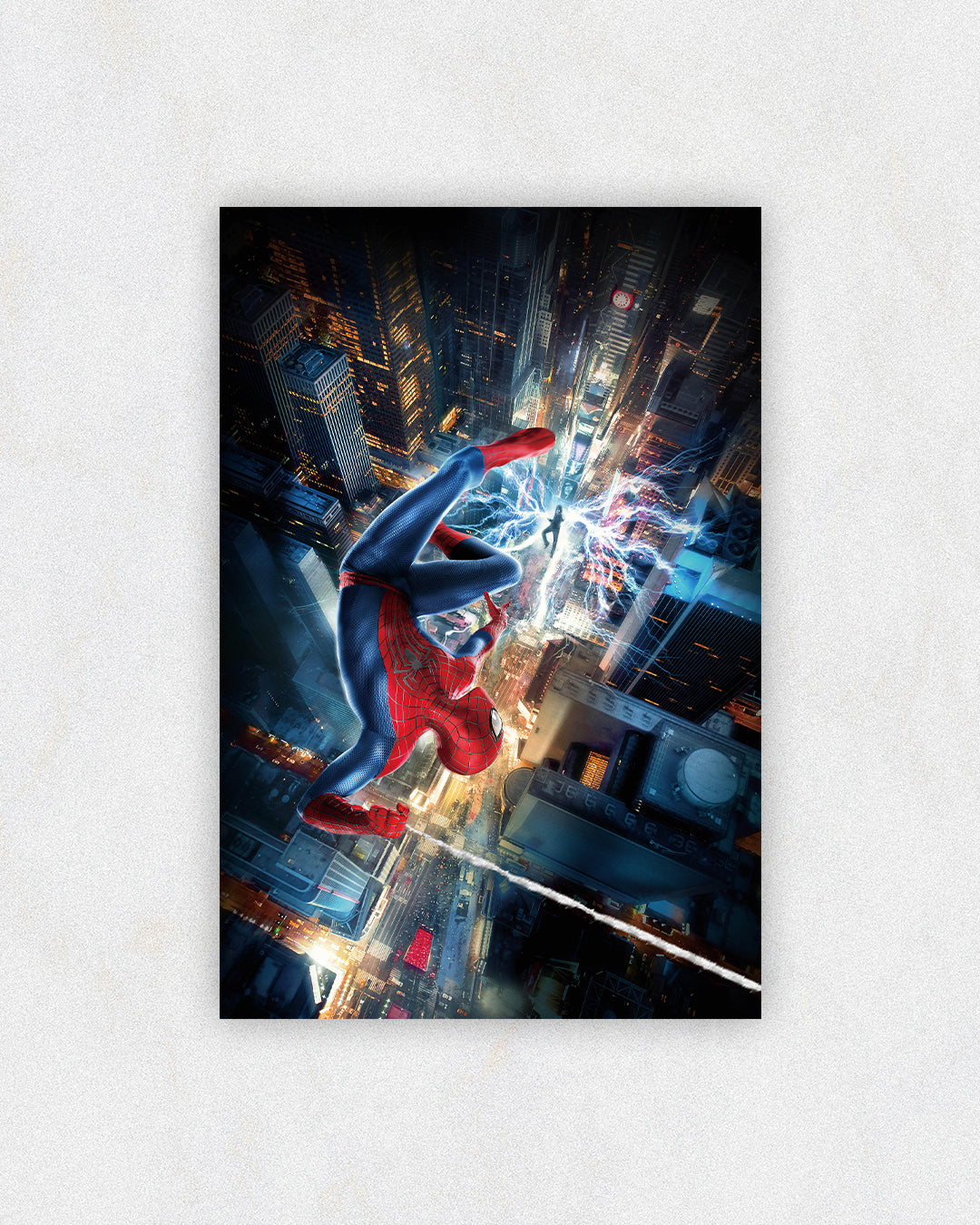 Spider-Man Neon City Freefall Poster