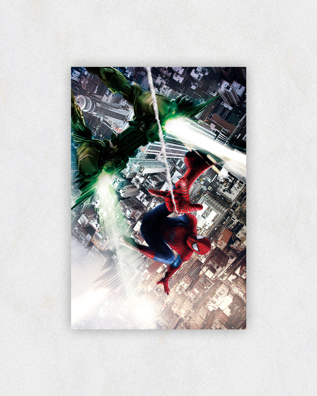 Spider-Man vs. Green Goblin Aerial Battle Poster