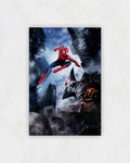 Spider-Man vs. Mechanical Rhino Battle Poster