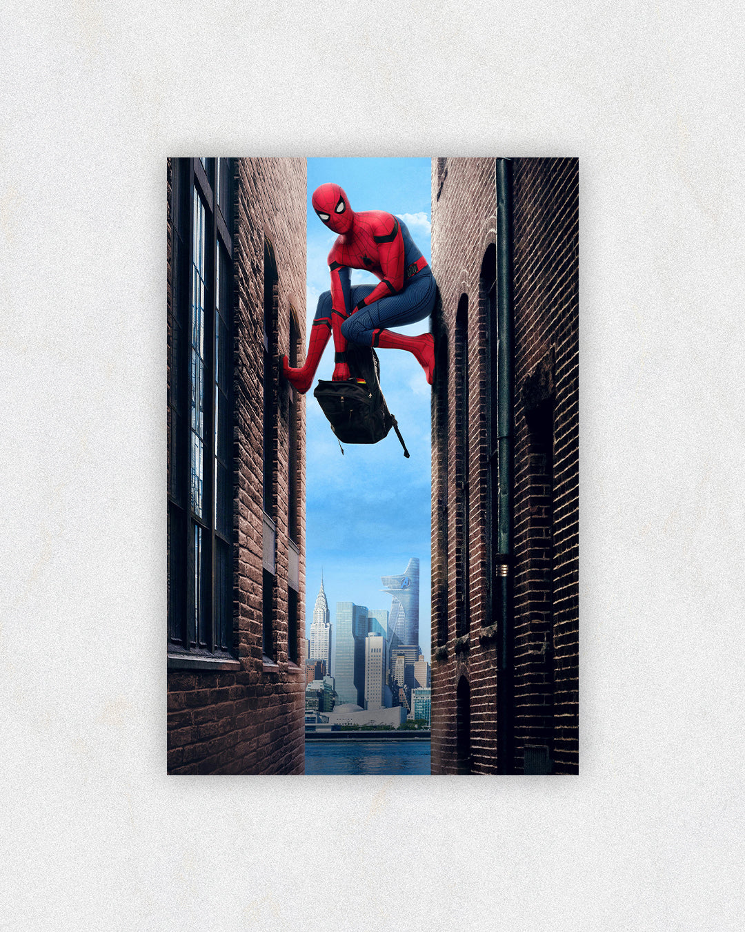 Spider-Man Alleyway Avengers Tower Poster