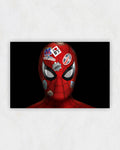 Spider-Man Travel Stickers Mask Poster