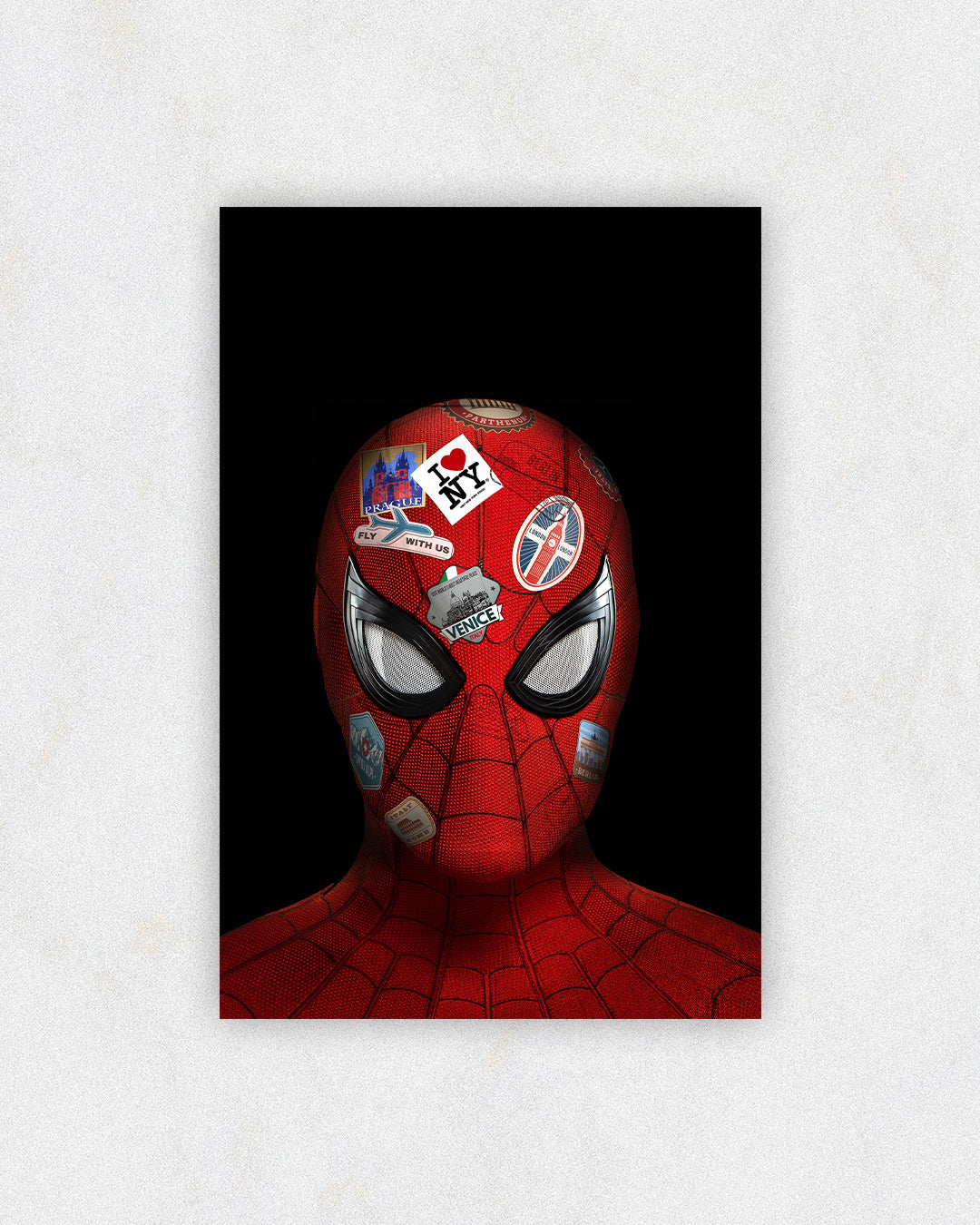 Spider-Man Travel Stickers Poster