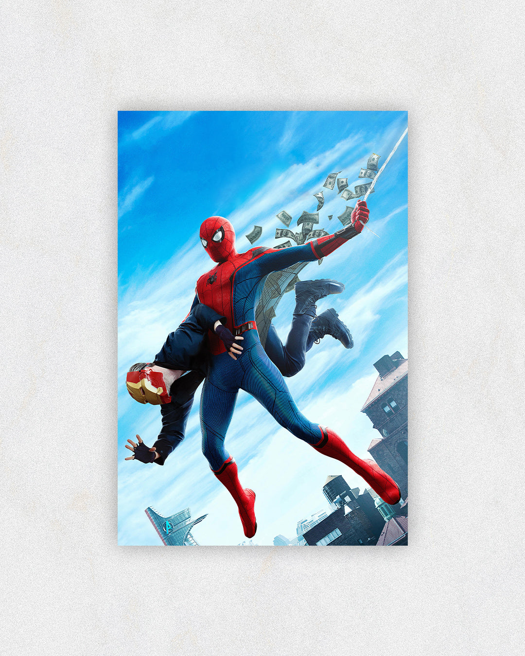 Spider-Man Bank Robber Chase Poster