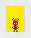 Spider-Ham Minimalist Yellow Poster