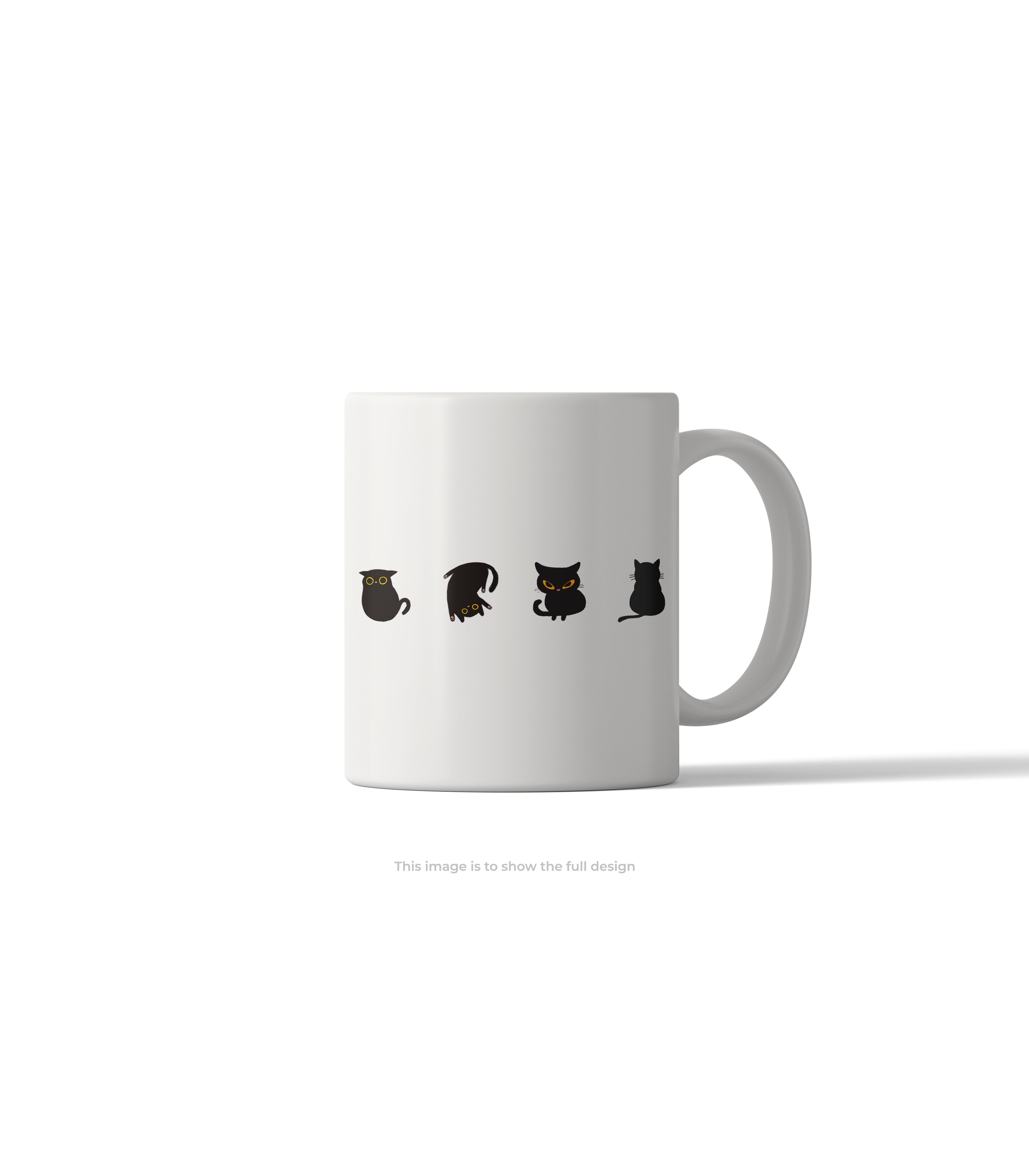 Black Cat Personalities Mug