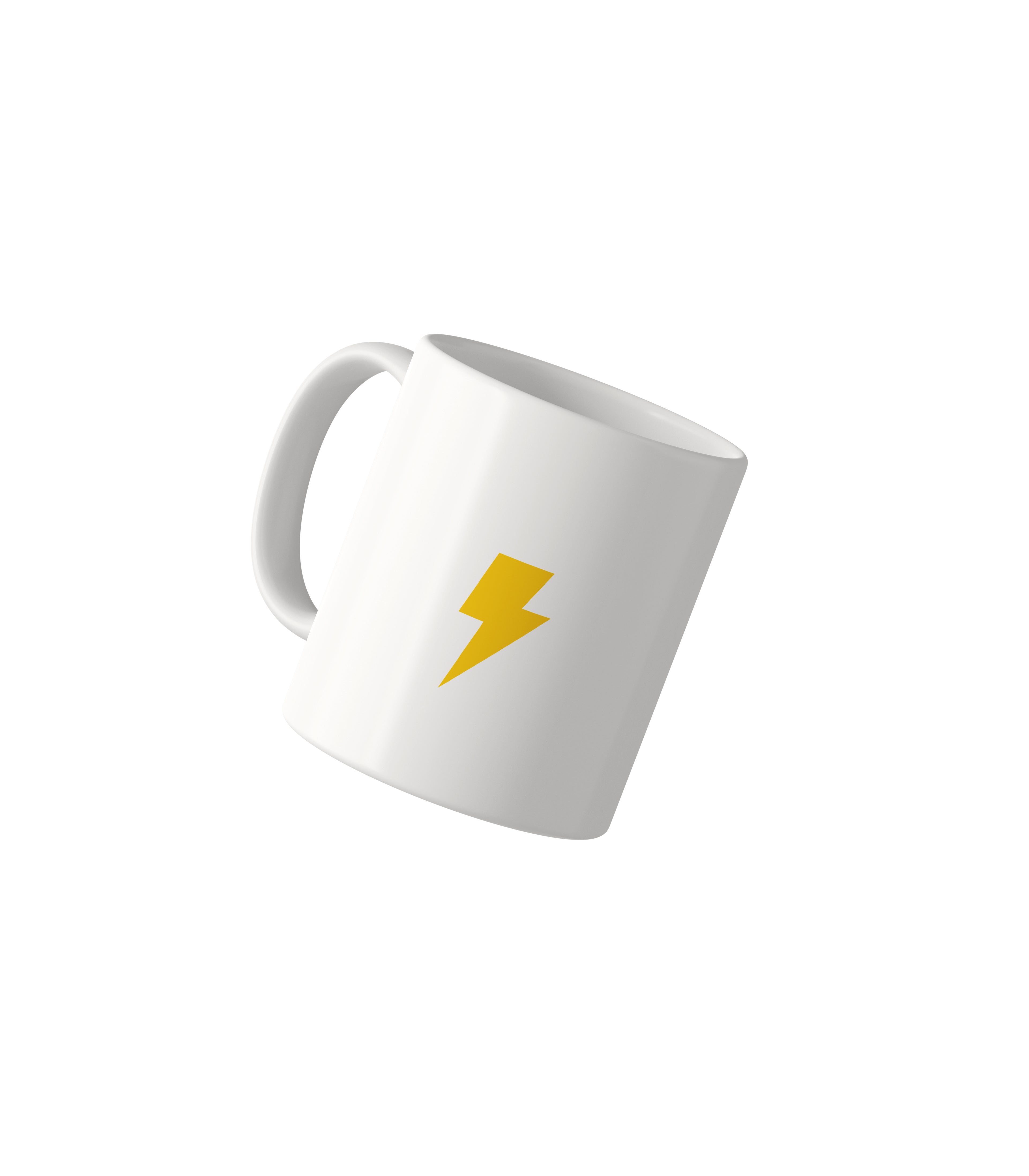 Minimalist Lightning Bolt Mug