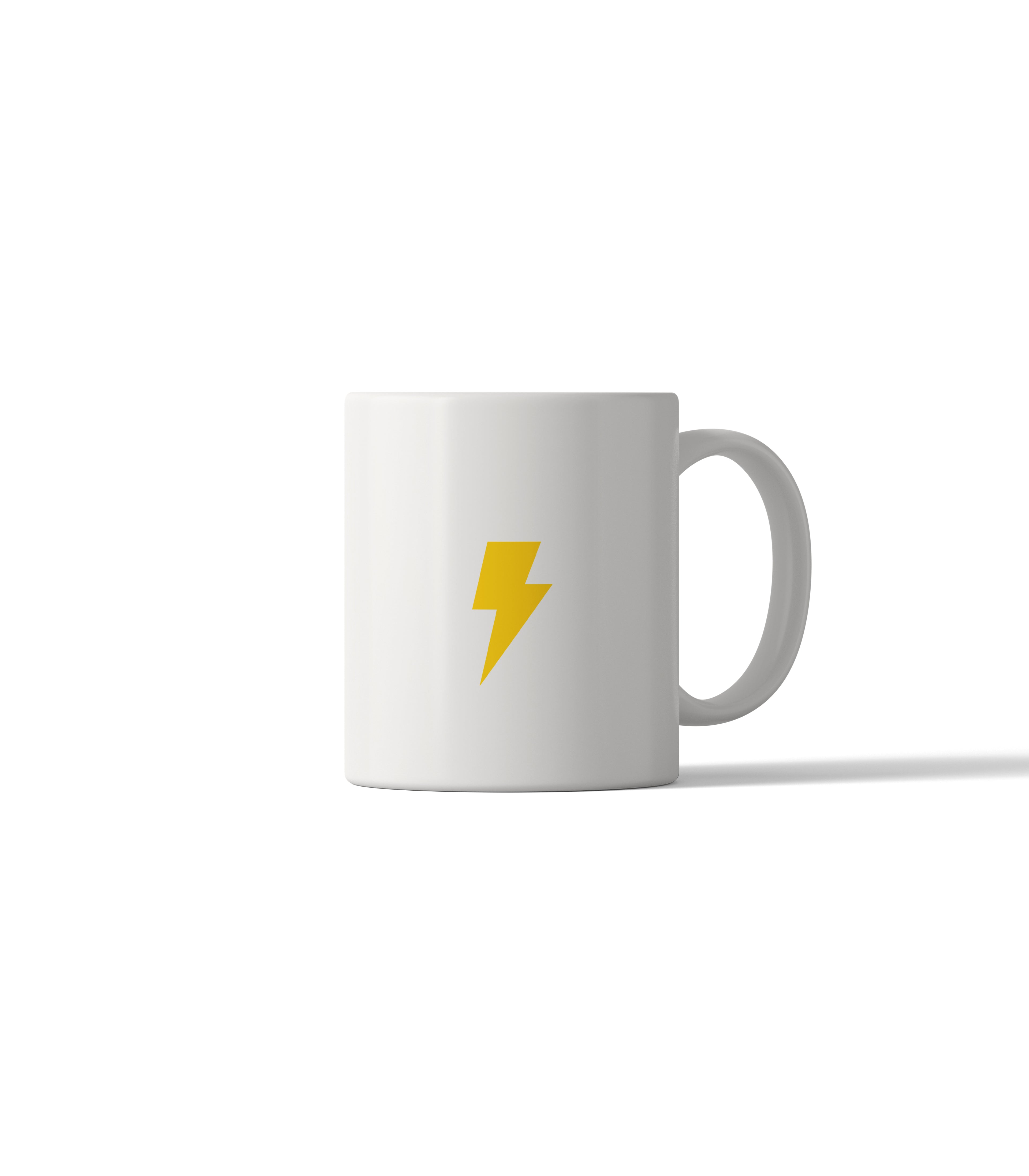 Minimalist Lightning Bolt Mug