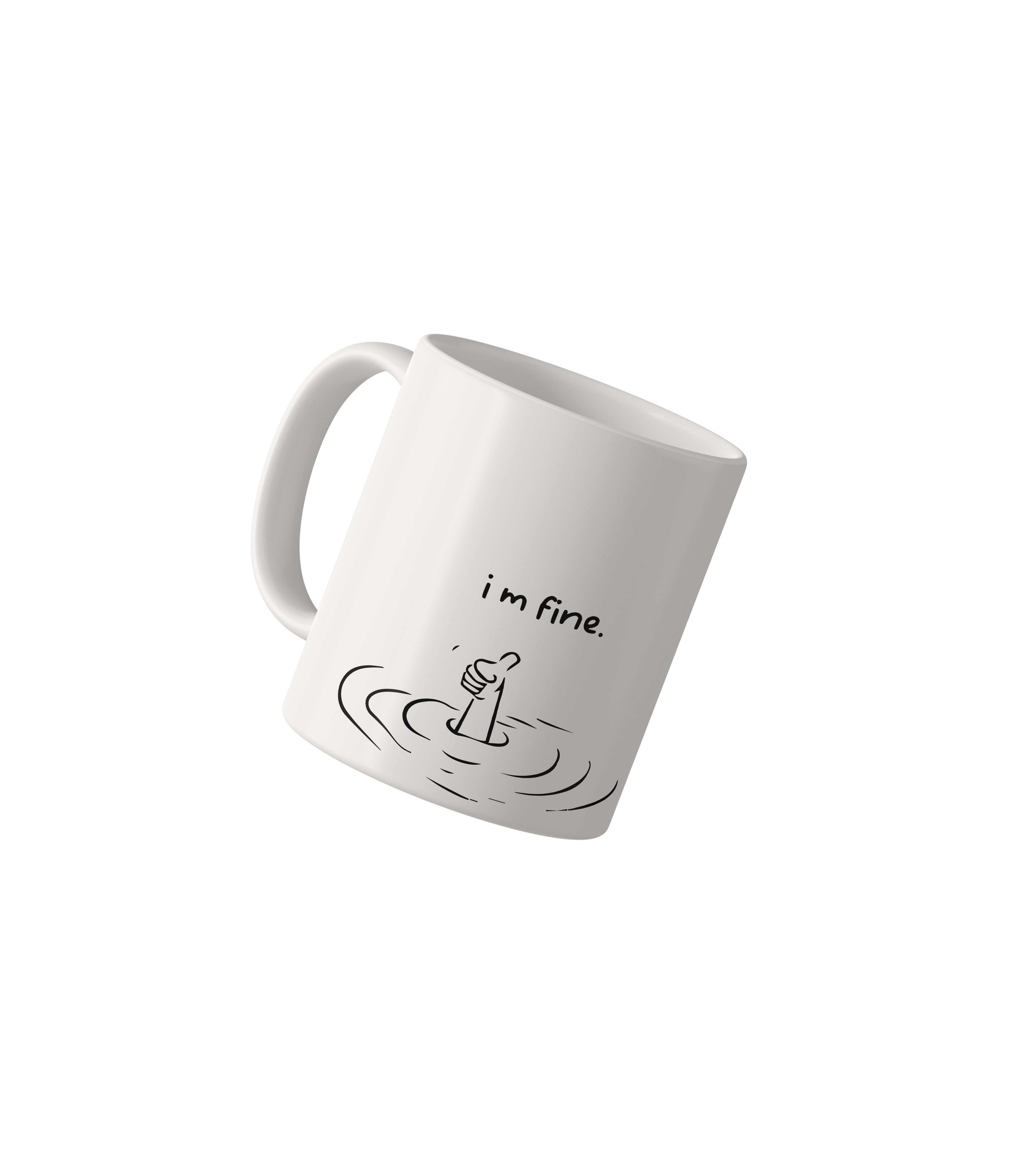 i m fine. Sarcastic Mug