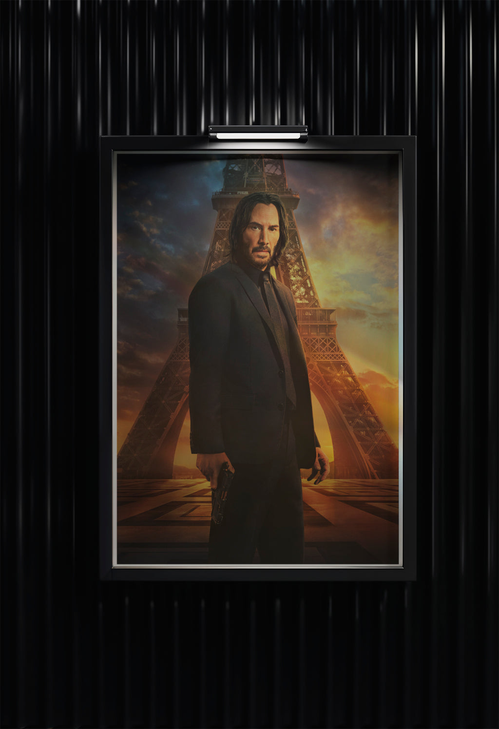 John Wick Paris Sunset Poster