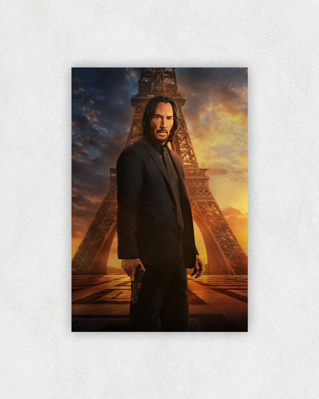 John Wick Paris Sunset Poster