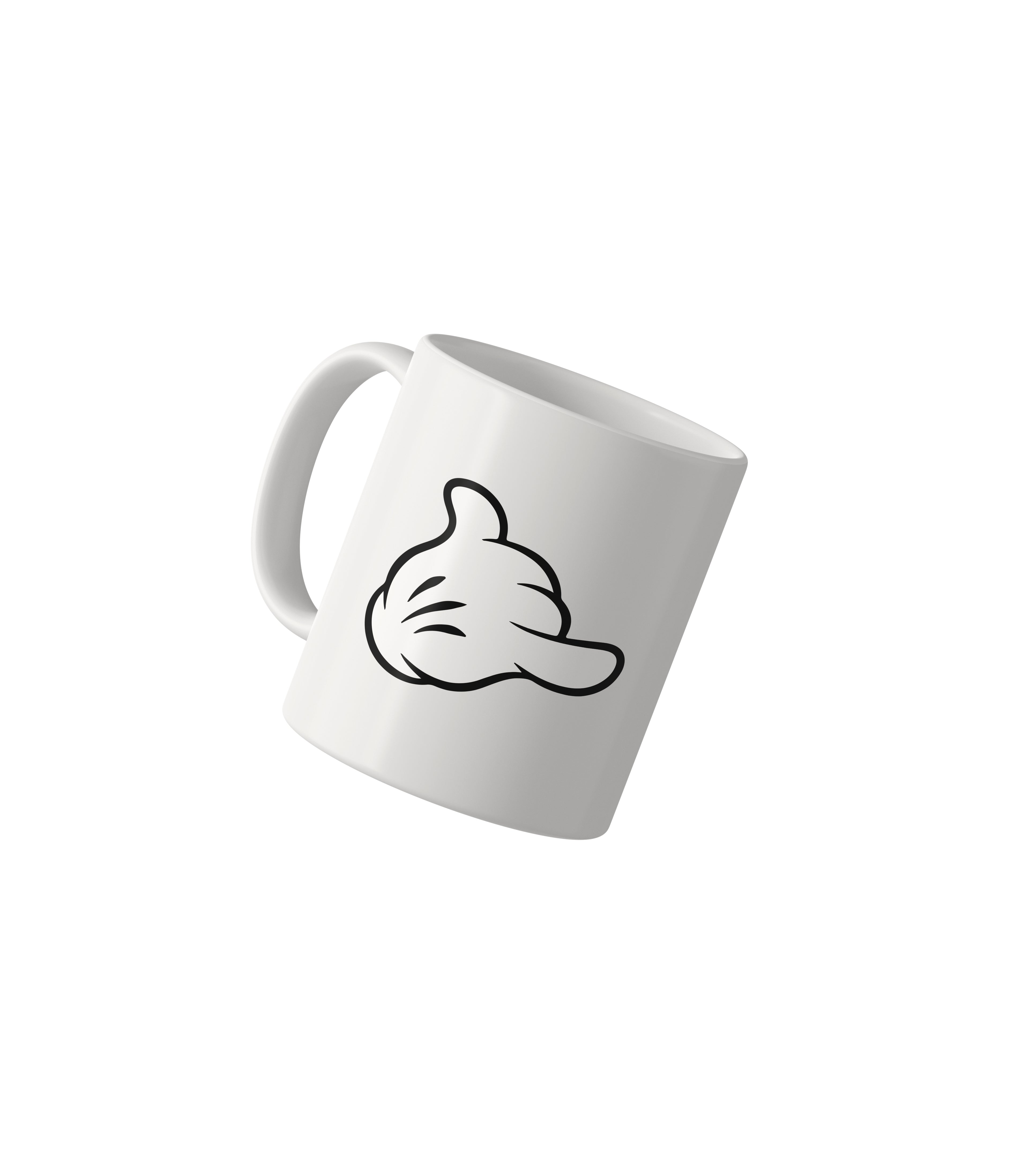 Shaka Sign Classic Cartoon Hand Mug