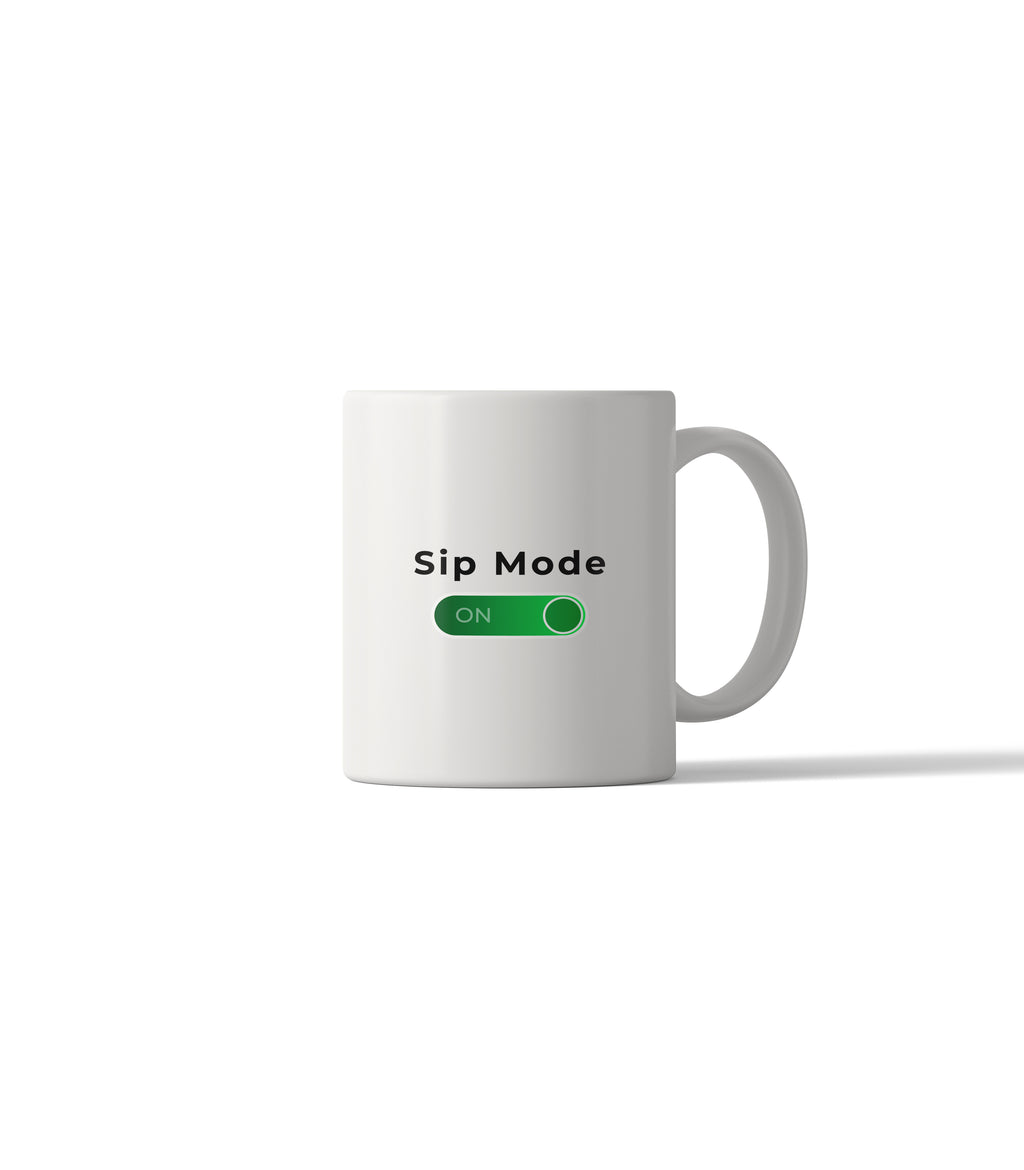 Sip Mode ON Funny Tech Mug