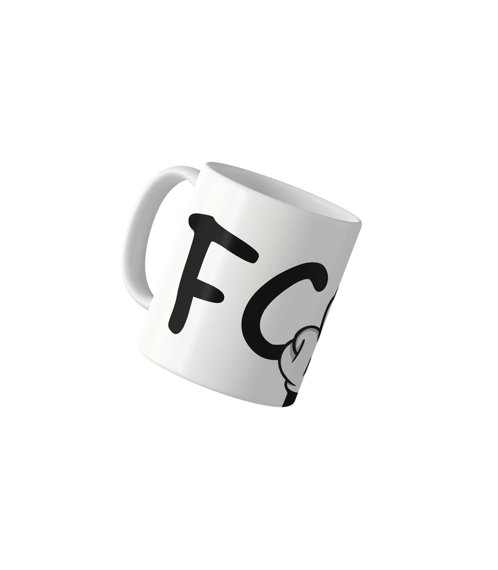 FCUK Middle Finger Cartoon Hand Mug