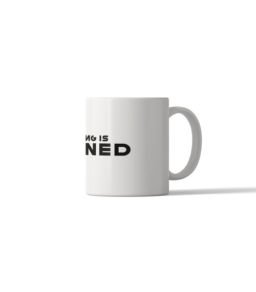 Boring is Banned Bold Typographic Mug