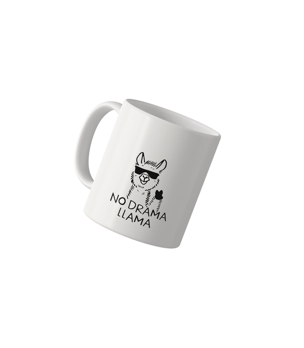No Drama Llama Funny Office Mug