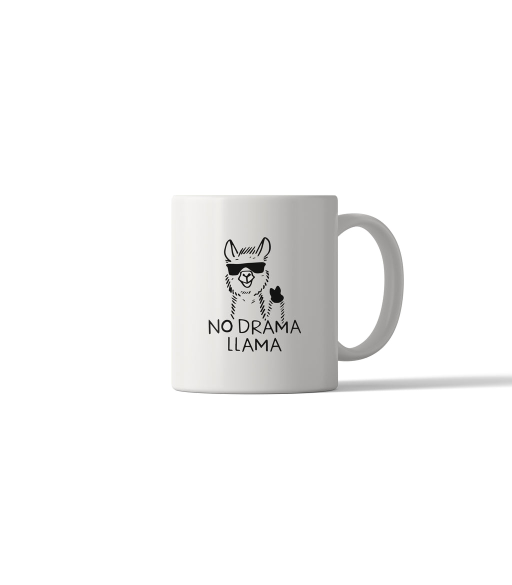 No Drama Llama Funny Office Mug