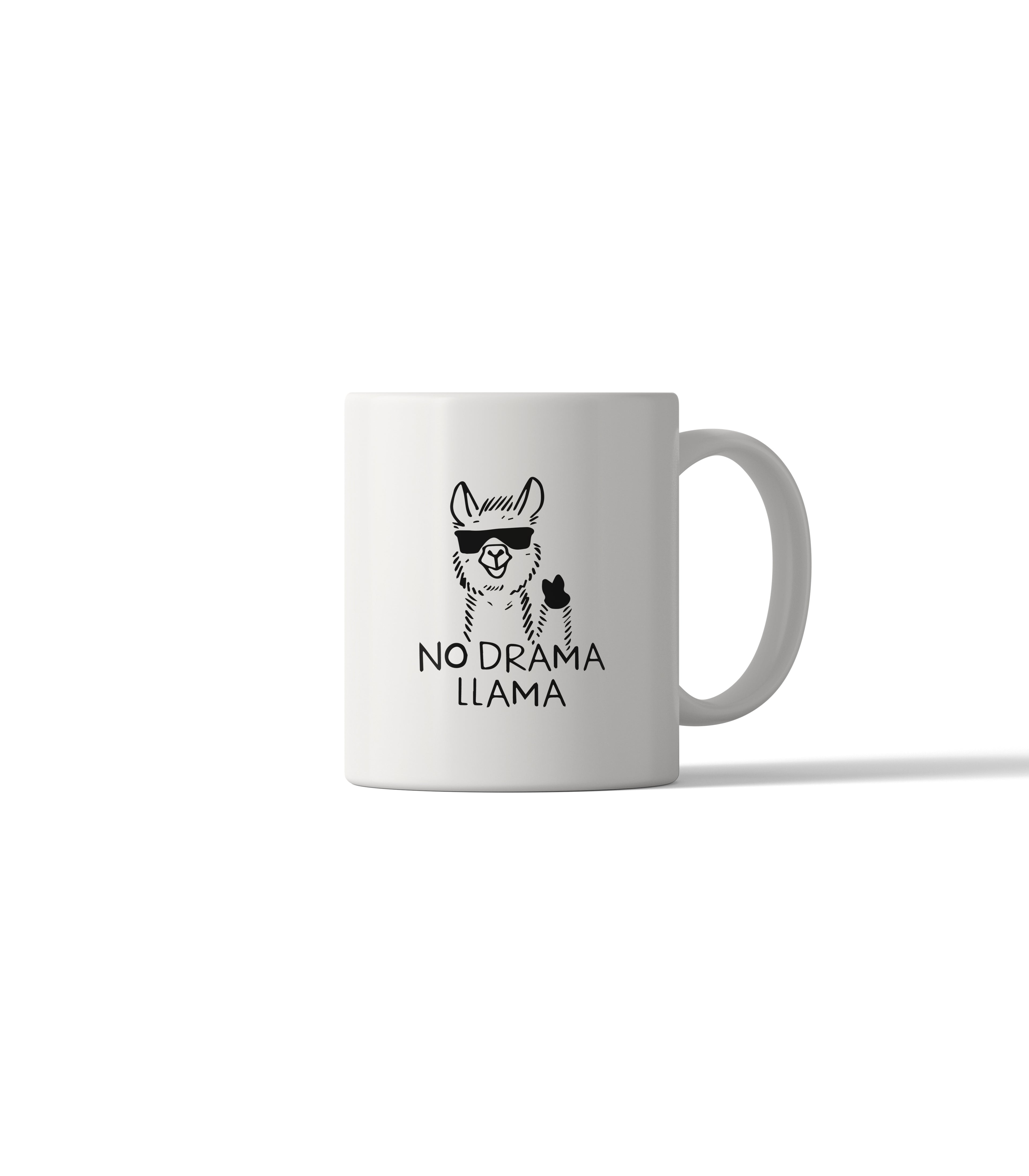 No Drama Llama Funny Office Mug