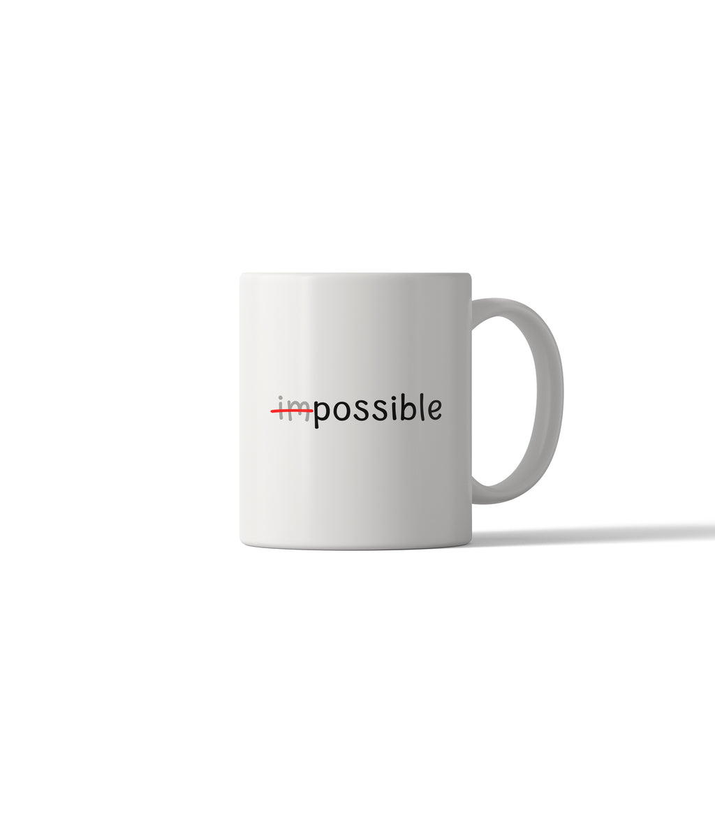 impossible / I`m Possible Motivational Mug