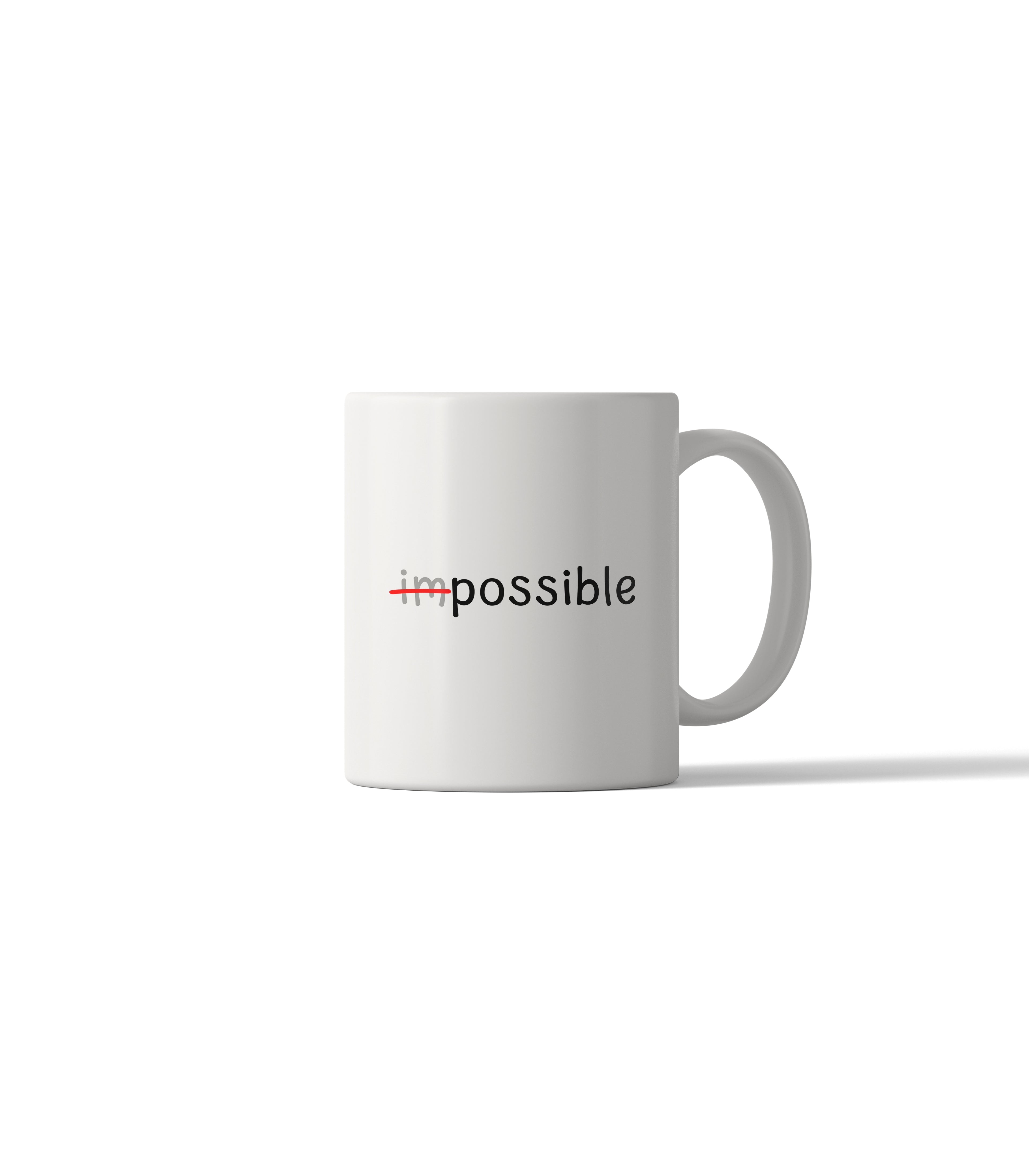 impossible / I`m Possible Motivational Mug