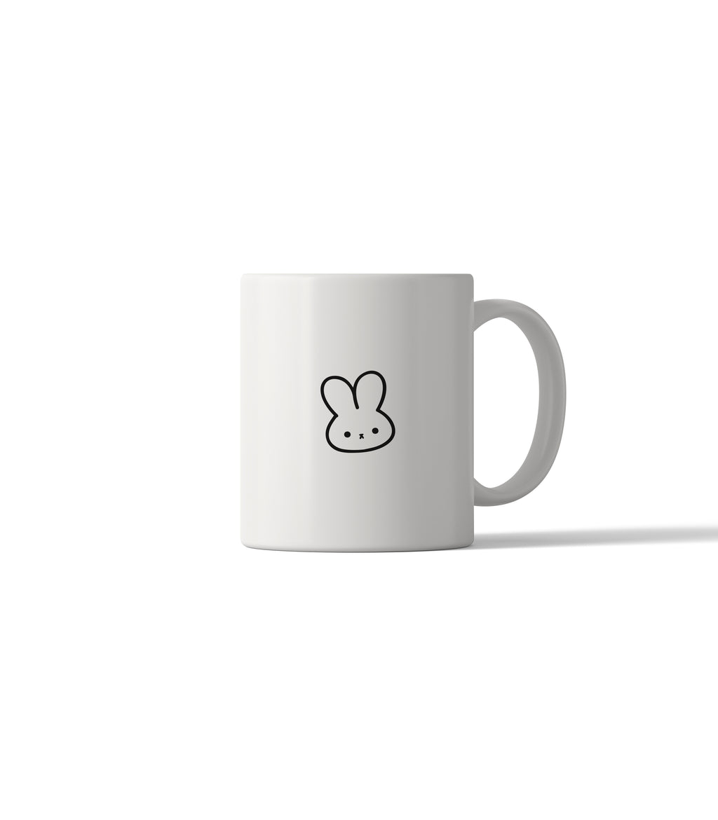 Minimalist Bunny Face Mug
