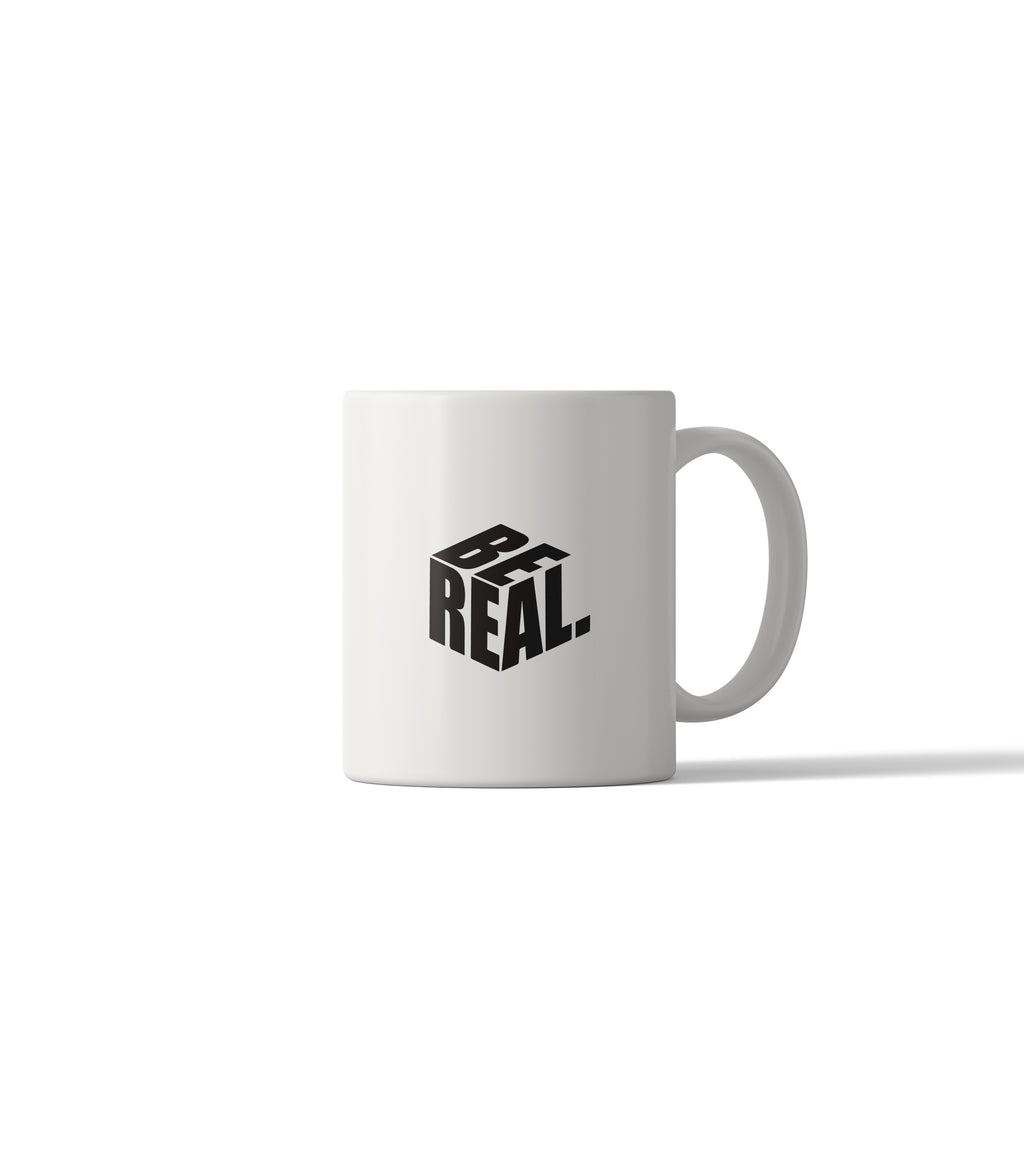 BE REAL. Bold Typographic Mug