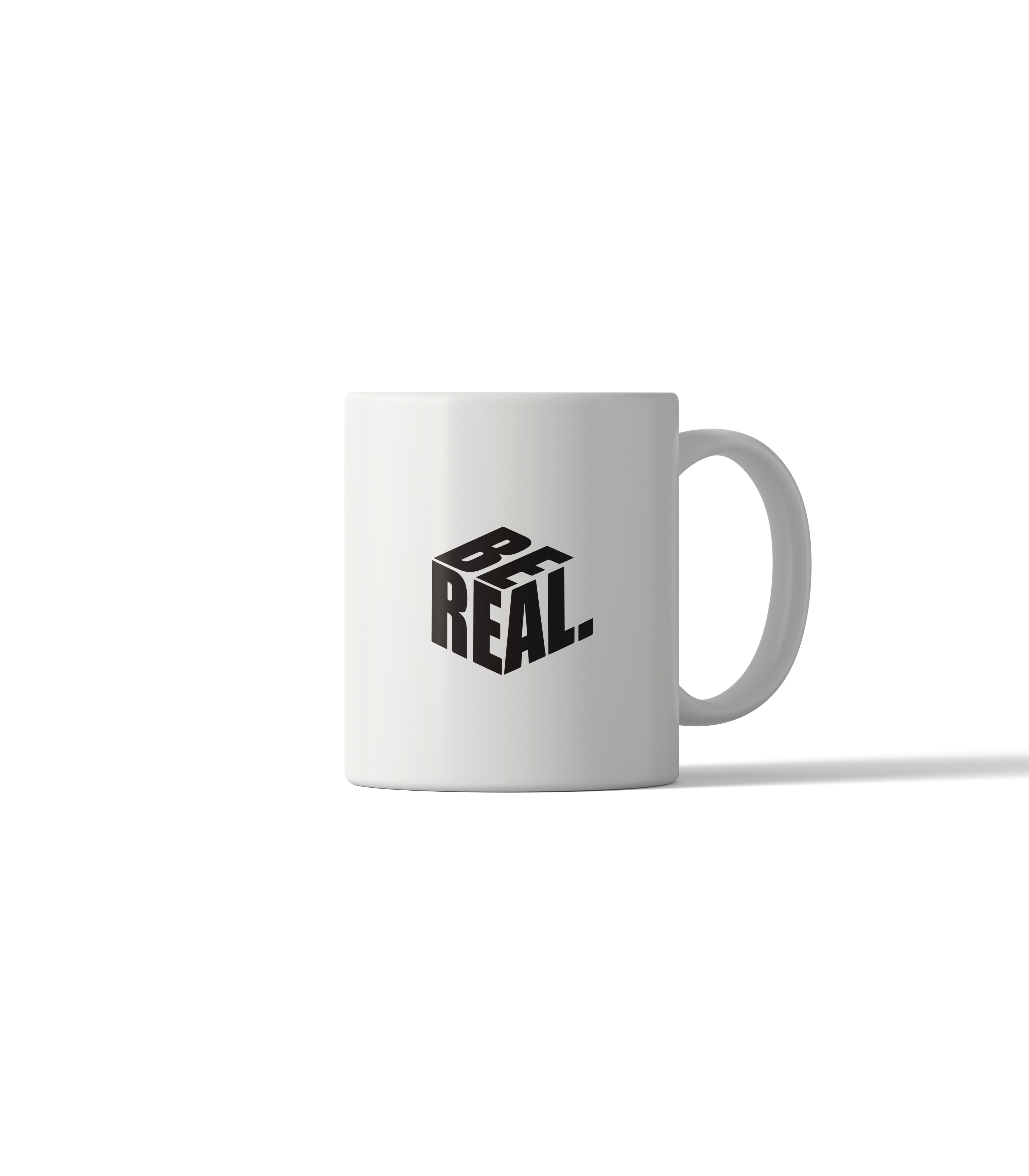 BE REAL. Bold Typographic Mug