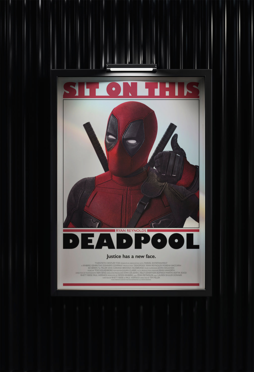 Deadpool Sit On This Parody Poster