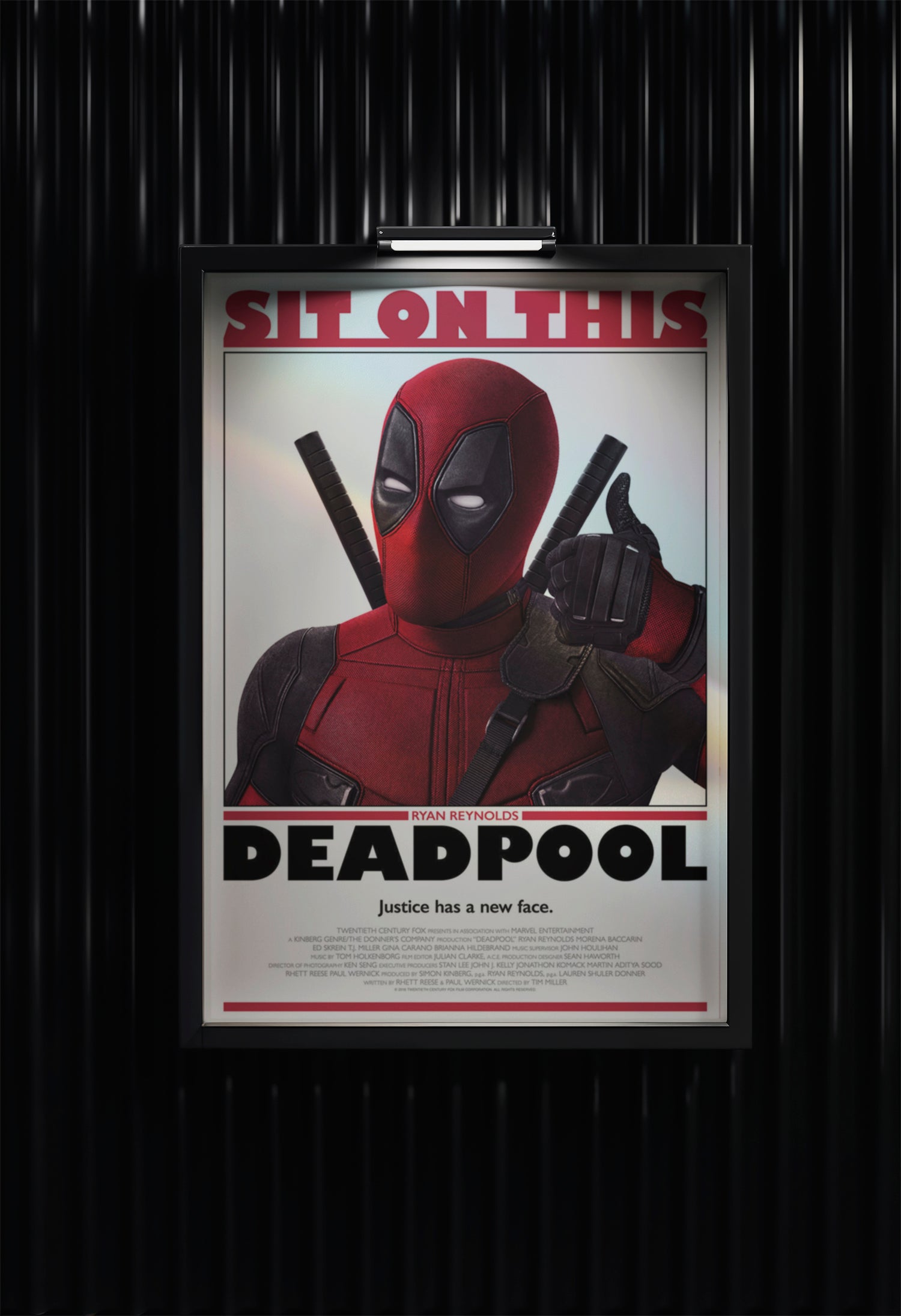 Deadpool Sit On This Parody Poster