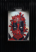 Deadpool Head Collage Poster