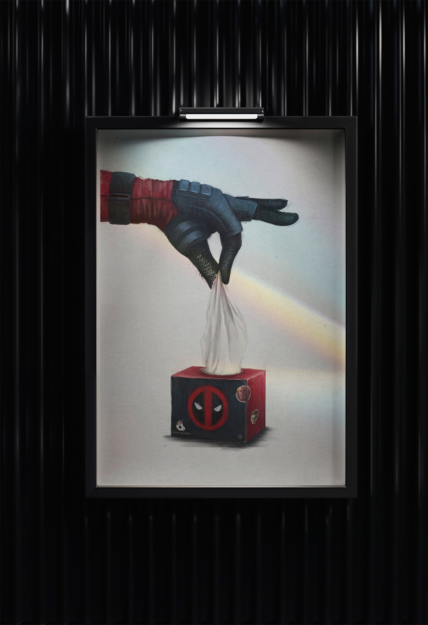 Deadpool Tissue Box Minimalist Poster