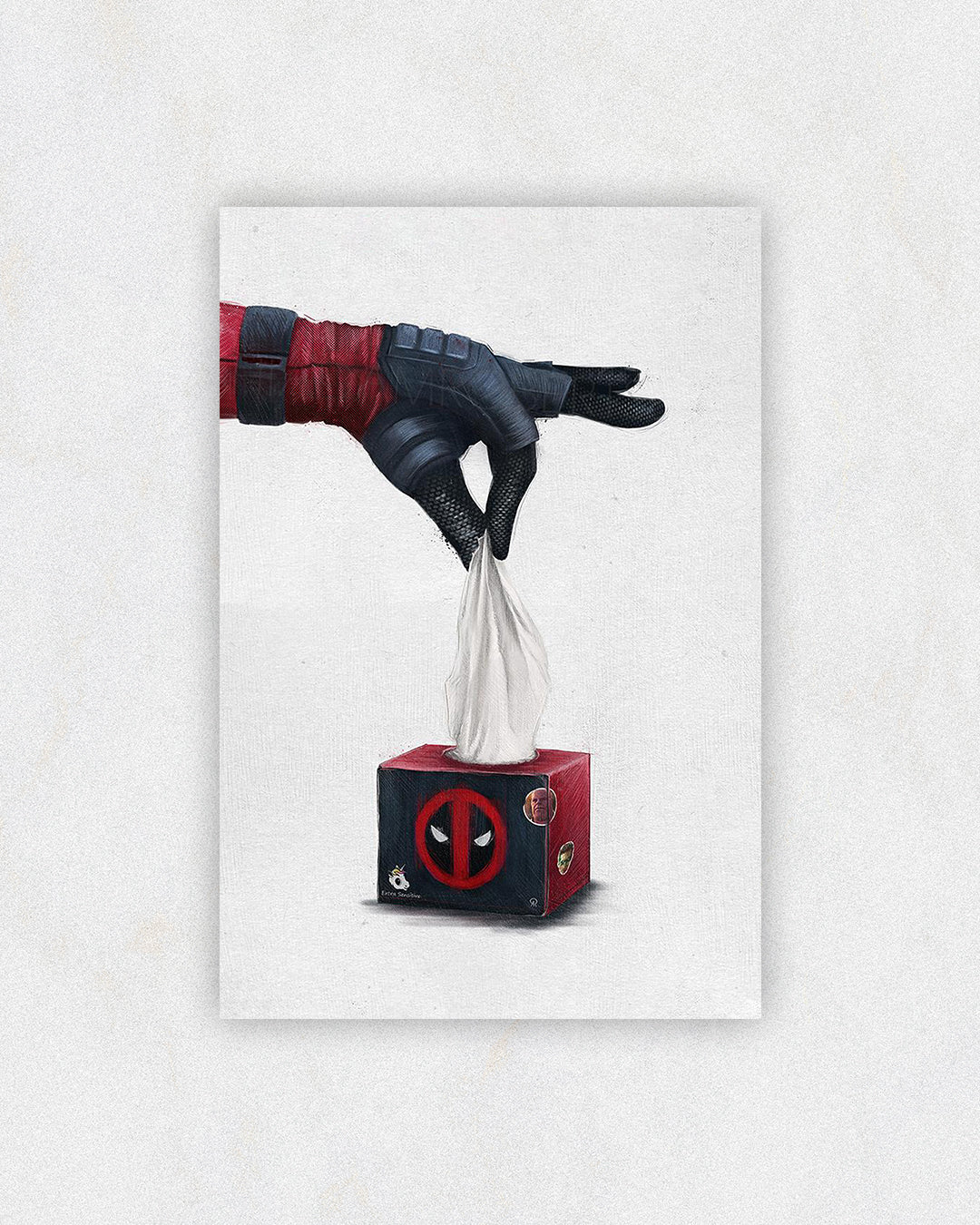 Deadpool Tissue Box Minimalist Poster