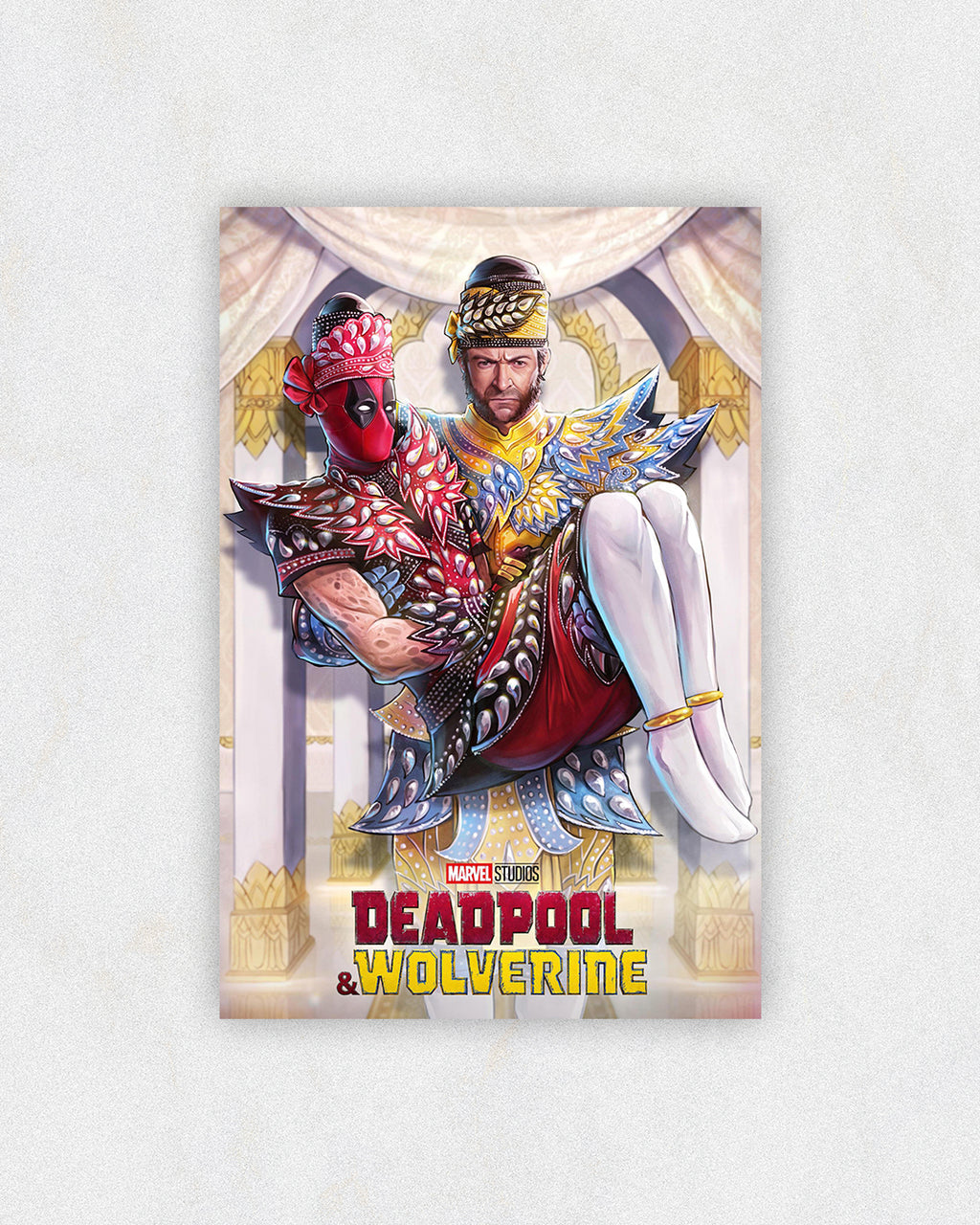 Deadpool & Wolverine Traditional Costume Poster
