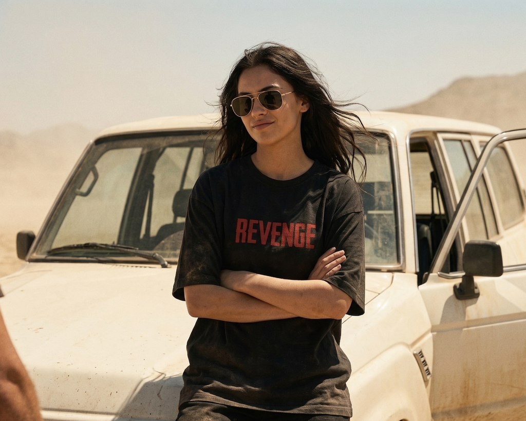 Dhurandhar Revenge Oversized Black Tee