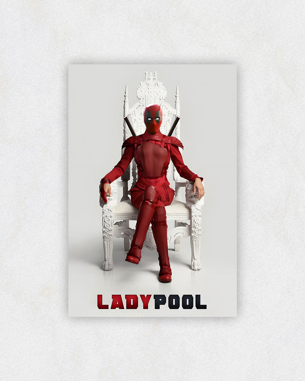 Ladypool White Throne Poster