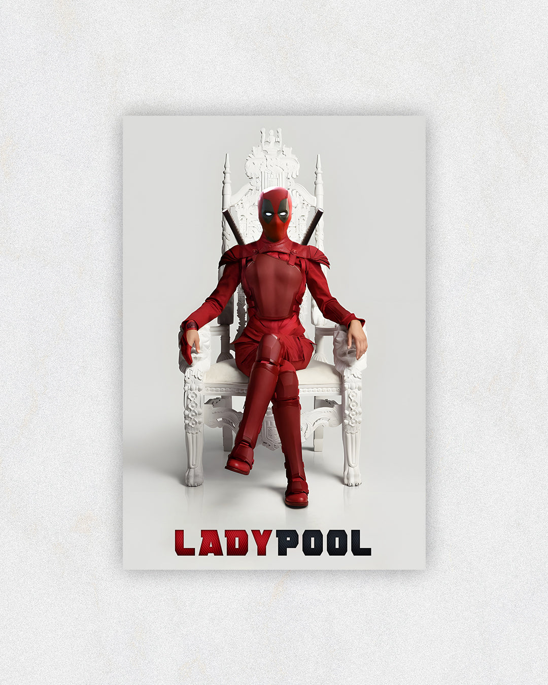 Ladypool White Throne Poster