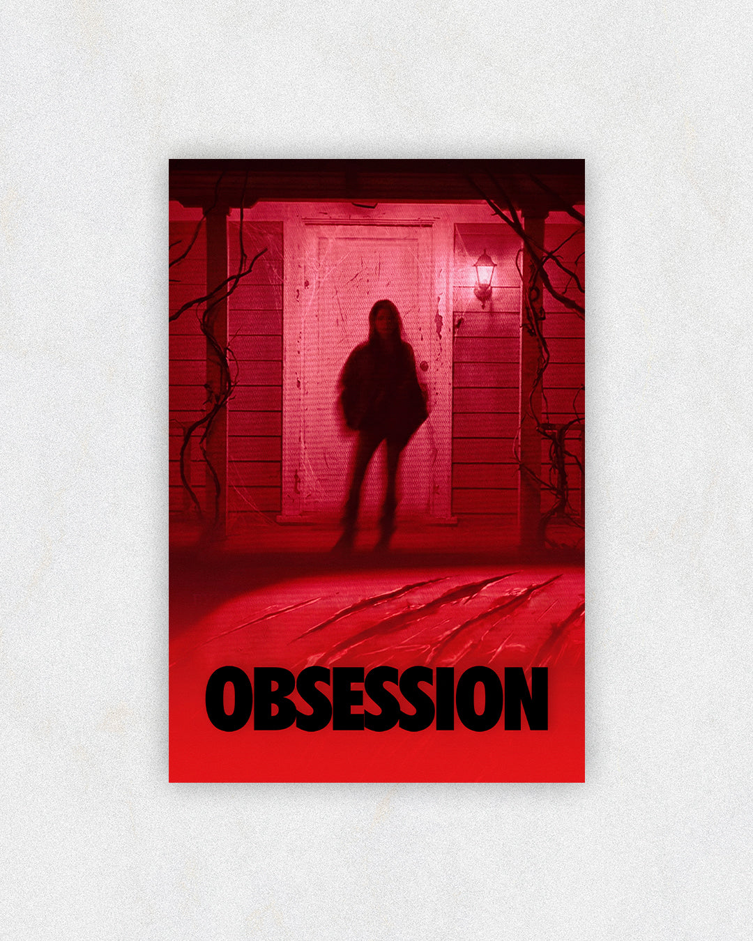 Obsession Red Porch Shadow Poster