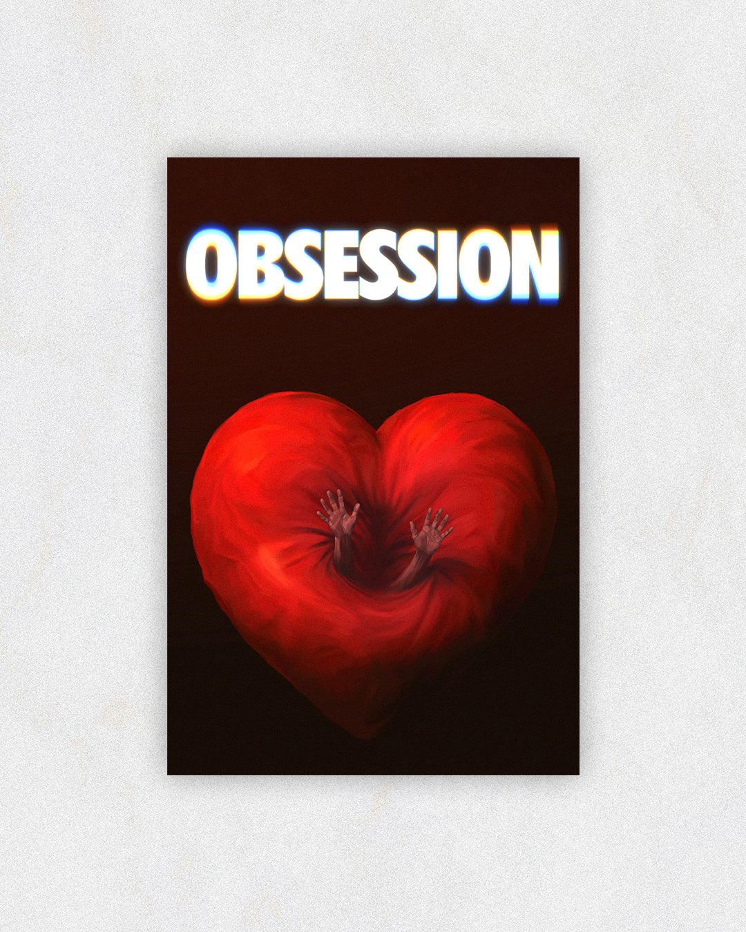 Obsession Swallowing Heart Poster
