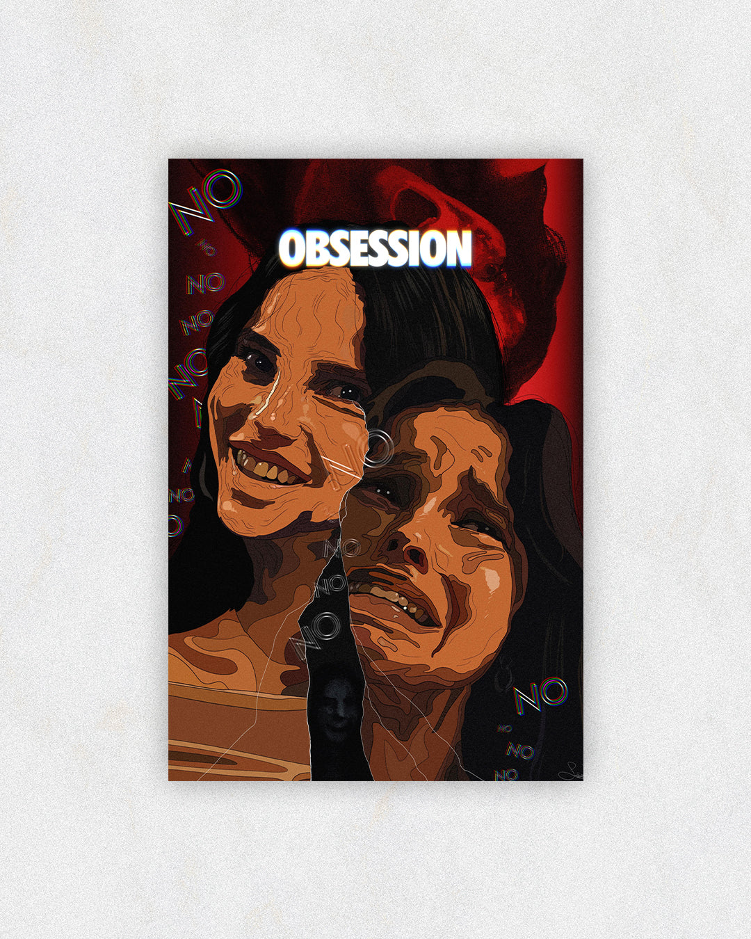 Obsession Fractured Psyche Poster