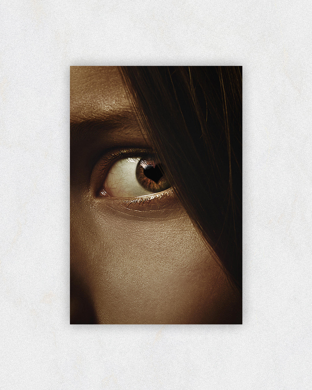 Obsession Heart-Shaped Pupil Poster